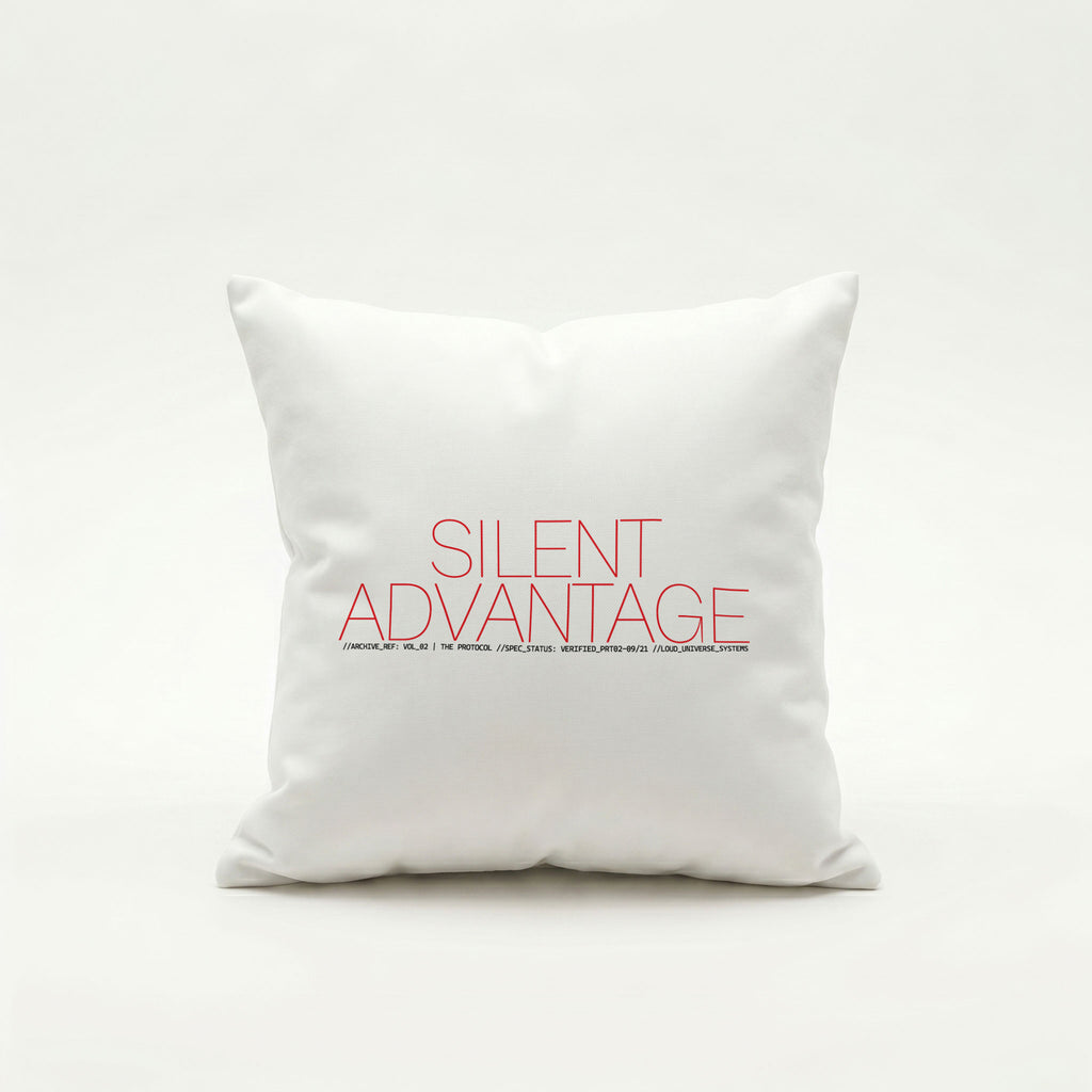 SILENT ADVANTAGE | Throw Pillow | Vol. 2