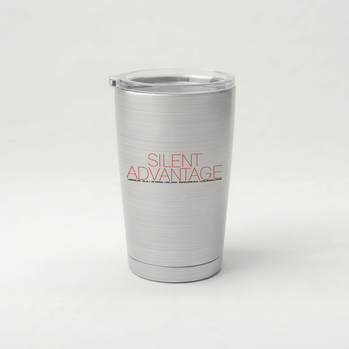 SILENT ADVANTAGE | Cone Insulated Tumbler | Vol. 2