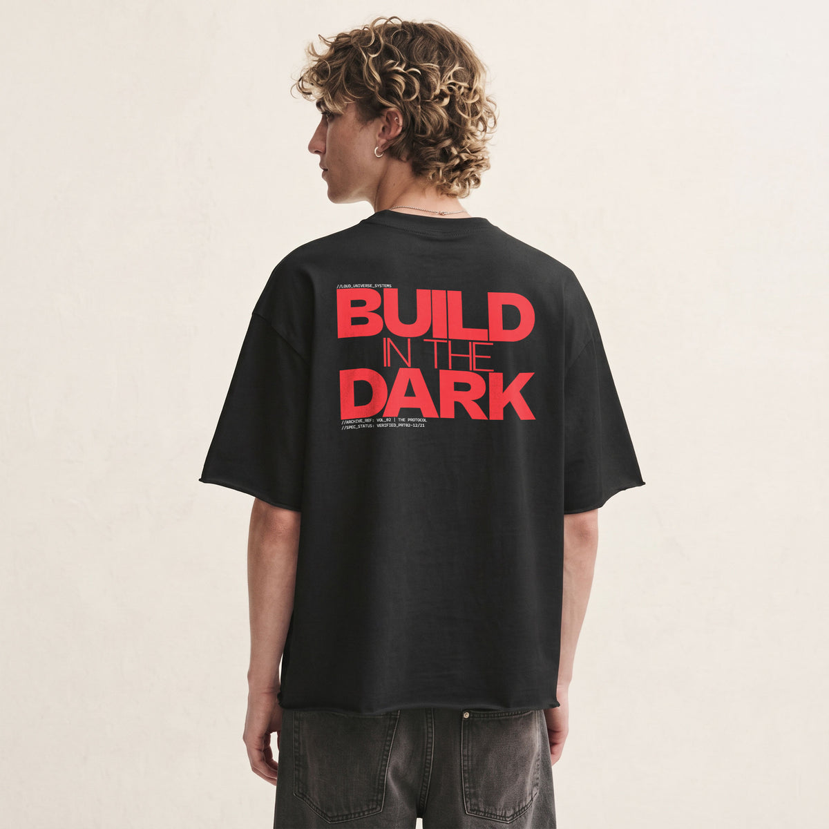 BUILD IN THE DARK | Unisex Oversized Heavyweight T-Shirt  | Vol. 2