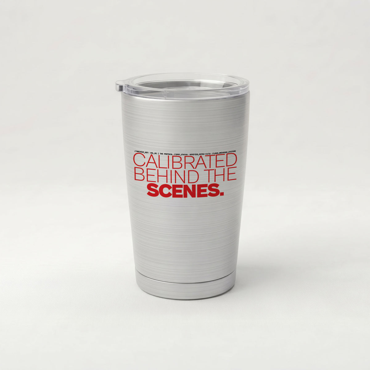 CALIBRATED BEHIND THE SCENES | Cone Insulated Tumbler | Vol. 2
