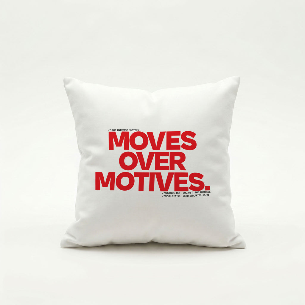 MOVES OVER MOTIVES | Throw Pillow | Vol. 2