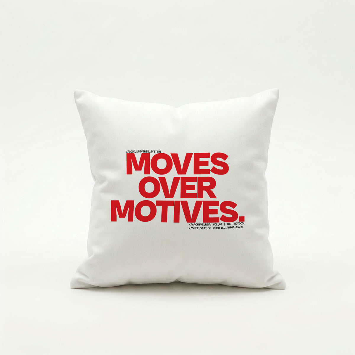 MOVES OVER MOTIVES | Throw Pillow | Vol. 2