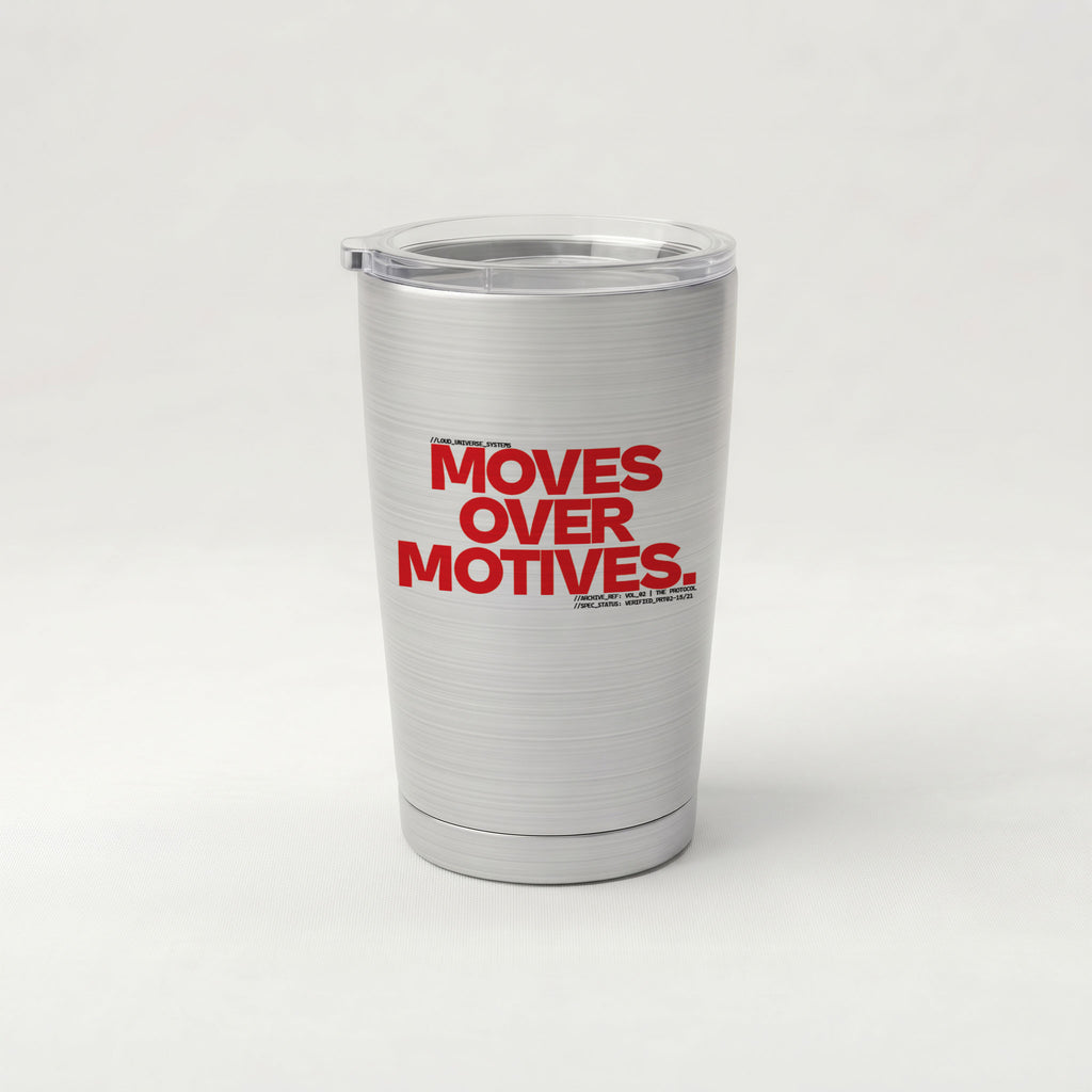 MOVES OVER MOTIVES | Cone Insulated Tumbler | Vol. 2