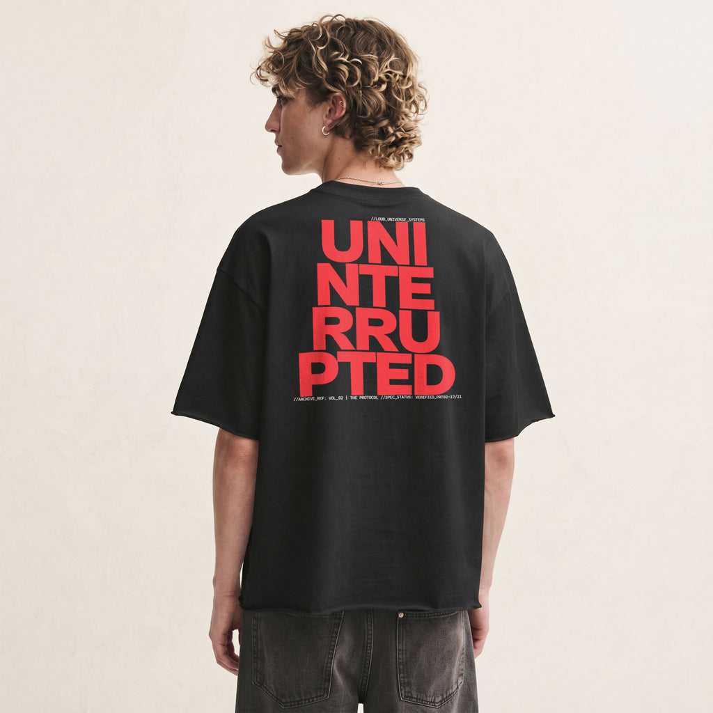 UNINTERRUPTED COMPOUNDING | Unisex Oversized Heavyweight T-Shirt  | Vol. 2