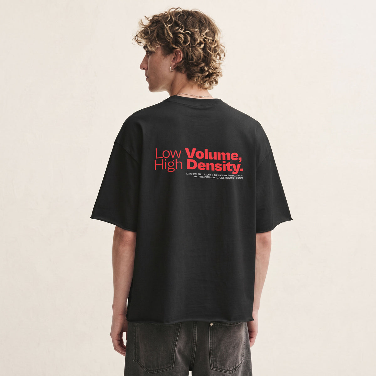 LOW VOLUME HIGH DENSITY | Unisex Oversized Heavyweight T-Shirt  | Vol. 2
