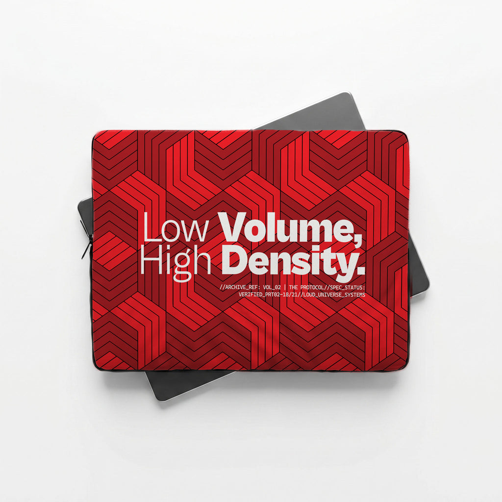 LOW VOLUME HIGH DENSITY | Protective Laptop Sleeve  | Vol. 2