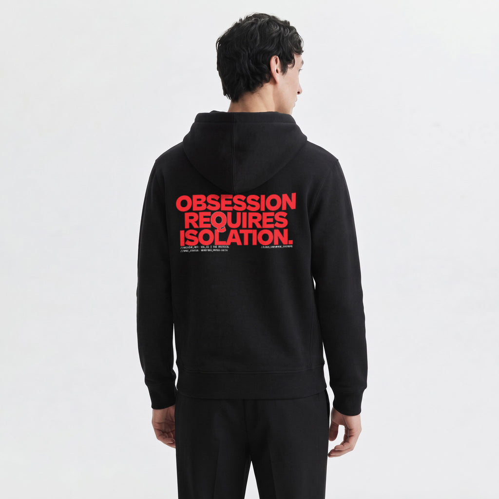 OBSESSION REQUIRES ISOLATION | Unisex Heavyweight French Terry Hoodie | Vol. 2