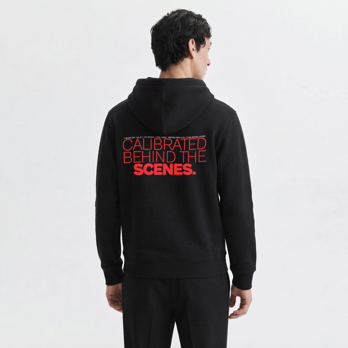 CALIBRATED BEHIND THE SCENES | Unisex Heavyweight French Terry Hoodie | Vol. 2