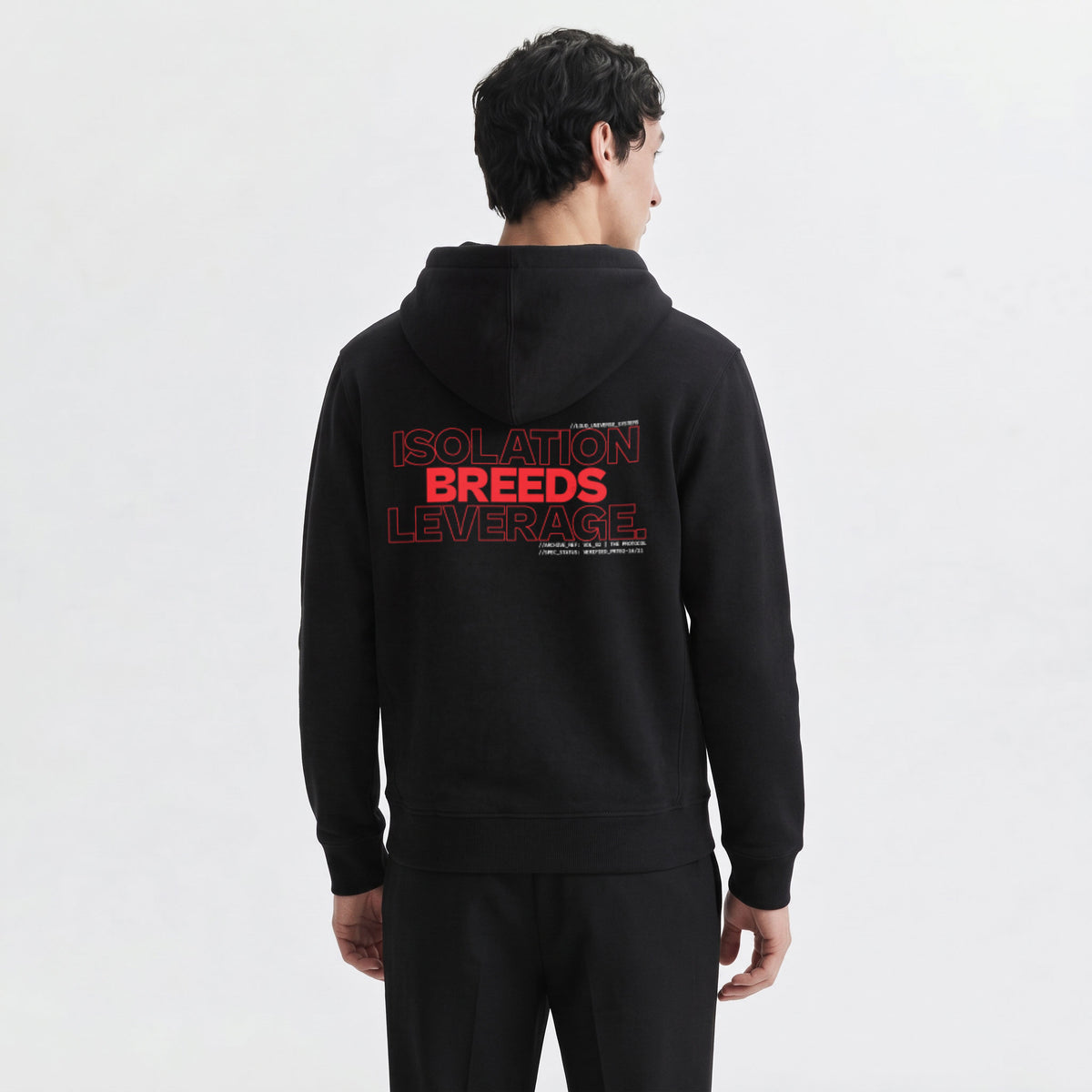 ISOLATION BREEDS LEVERAGE | Unisex Heavyweight French Terry Hoodie | Vol. 2