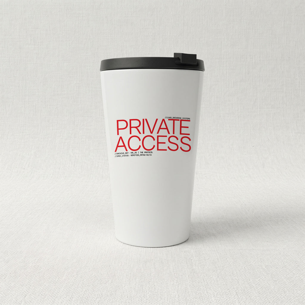 PRIVATE ACCESS | Cone Insulated Tumbler | Vol. 2