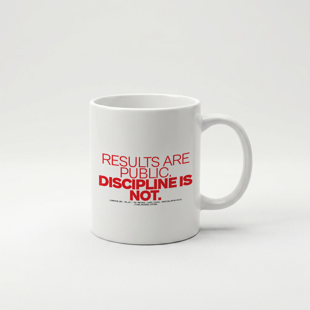 RESULTS ARE PUBLIC DISCIPLINE IS NOT | Coffee Mug | Vol. 2