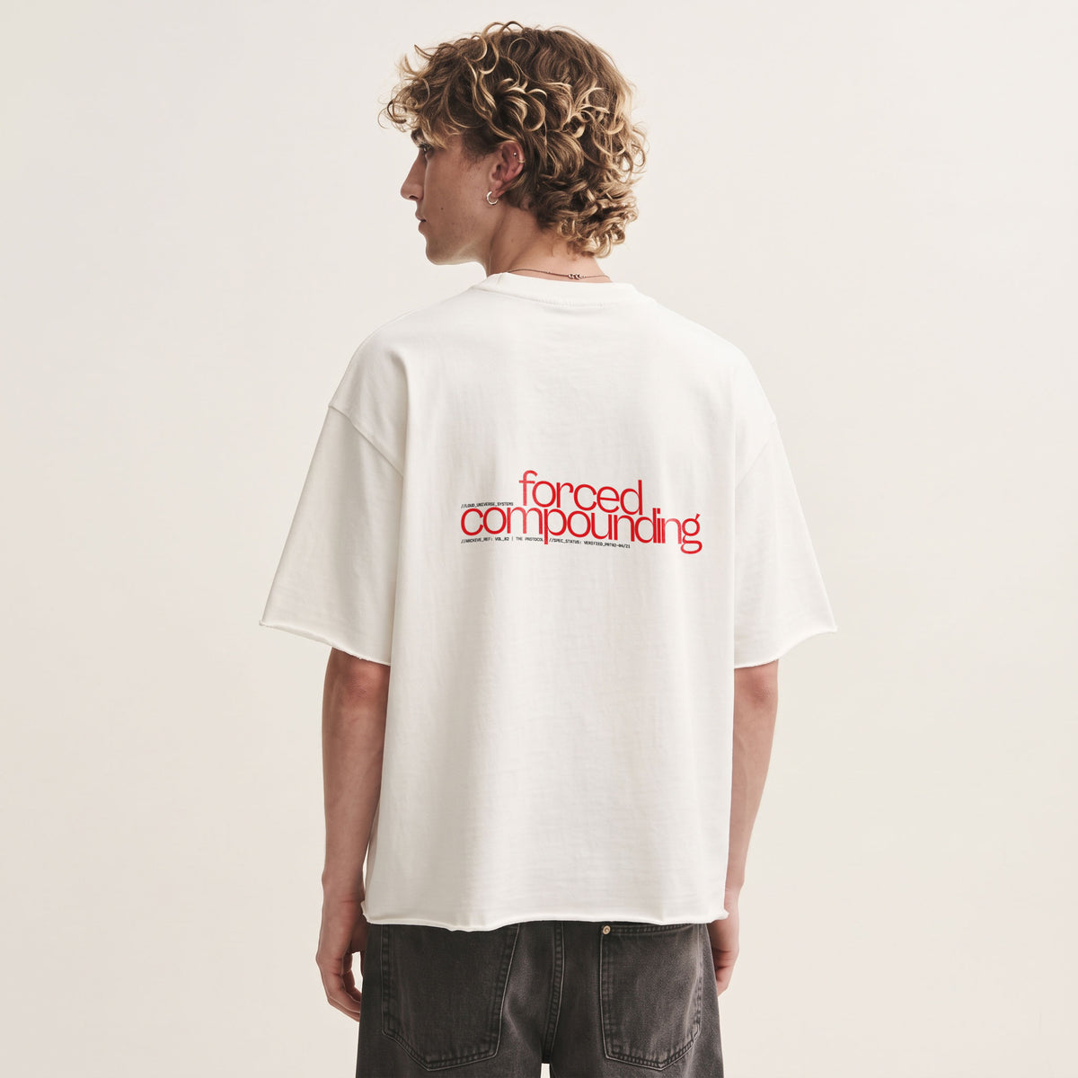 FORCED COMPOUNDING | Unisex Oversized Heavyweight T-Shirt  | Vol. 2