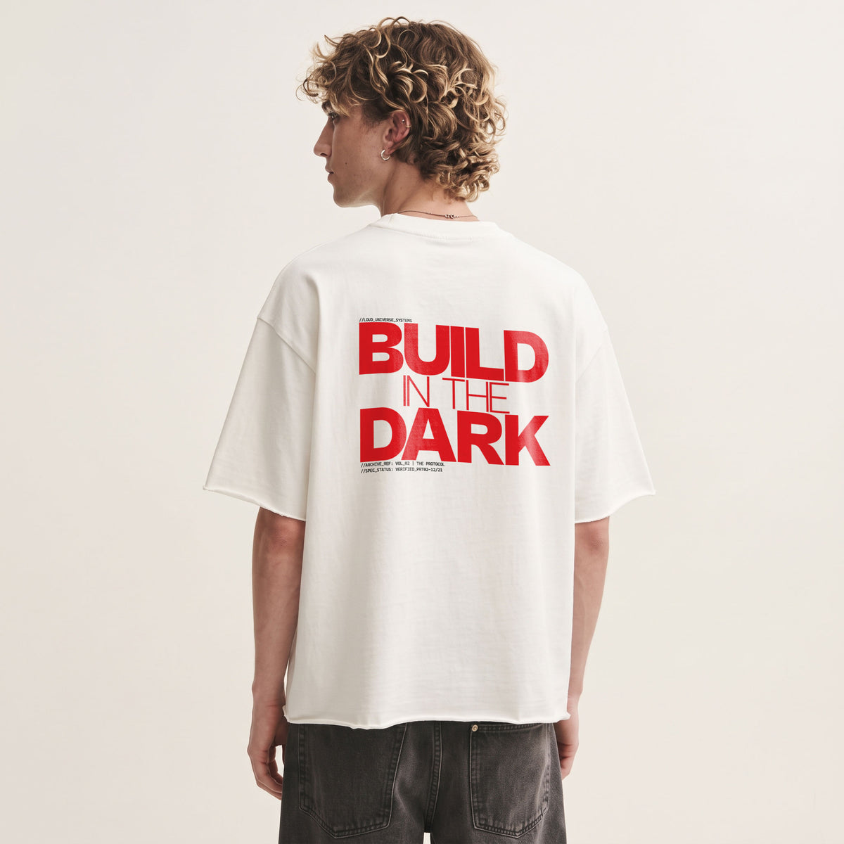 BUILD IN THE DARK | Unisex Oversized Heavyweight T-Shirt  | Vol. 2