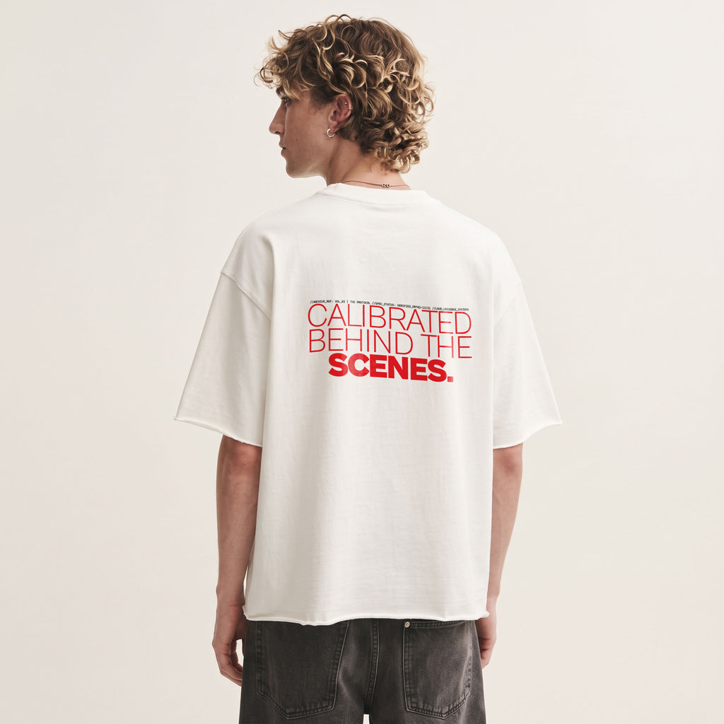 CALIBRATED BEHIND THE SCENES | Unisex Oversized Heavyweight T-Shirt  | Vol. 2