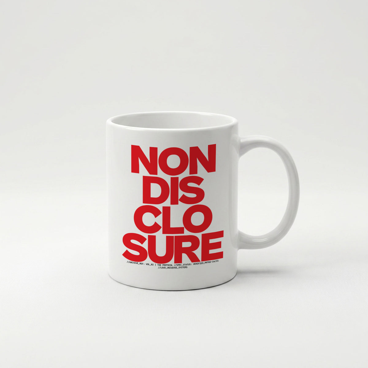 NON-DISCLOSURE | Coffee Mug | Vol. 2