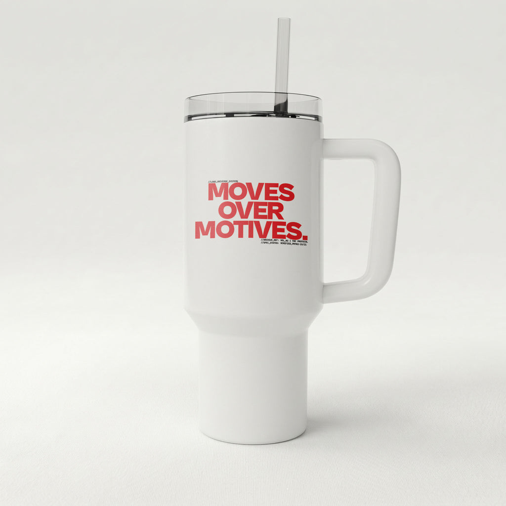 MOVES OVER MOTIVES | High-Capacity Handled Tumbler | Vol. 2