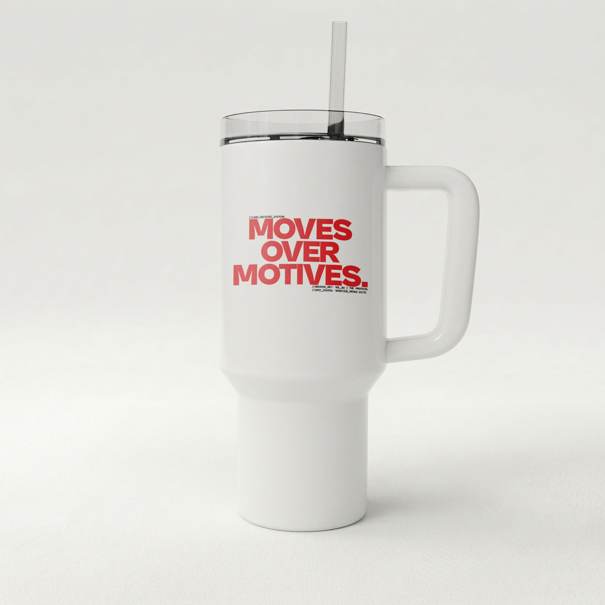 MOVES OVER MOTIVES | High-Capacity Handled Tumbler | Vol. 2