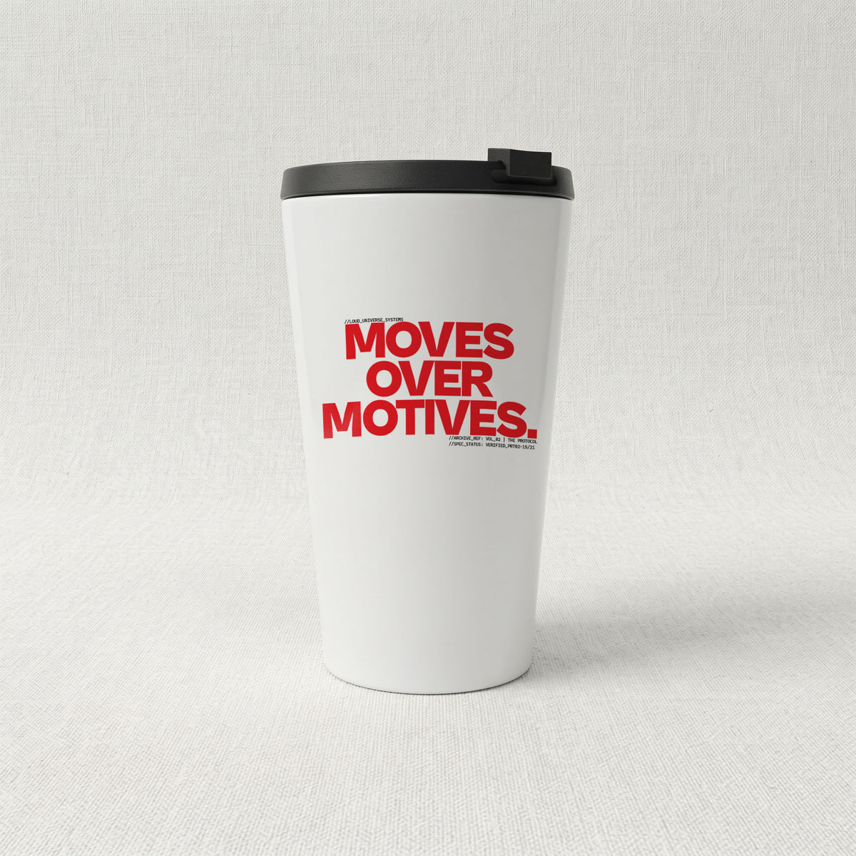 MOVES OVER MOTIVES | Cone Insulated Tumbler | Vol. 2