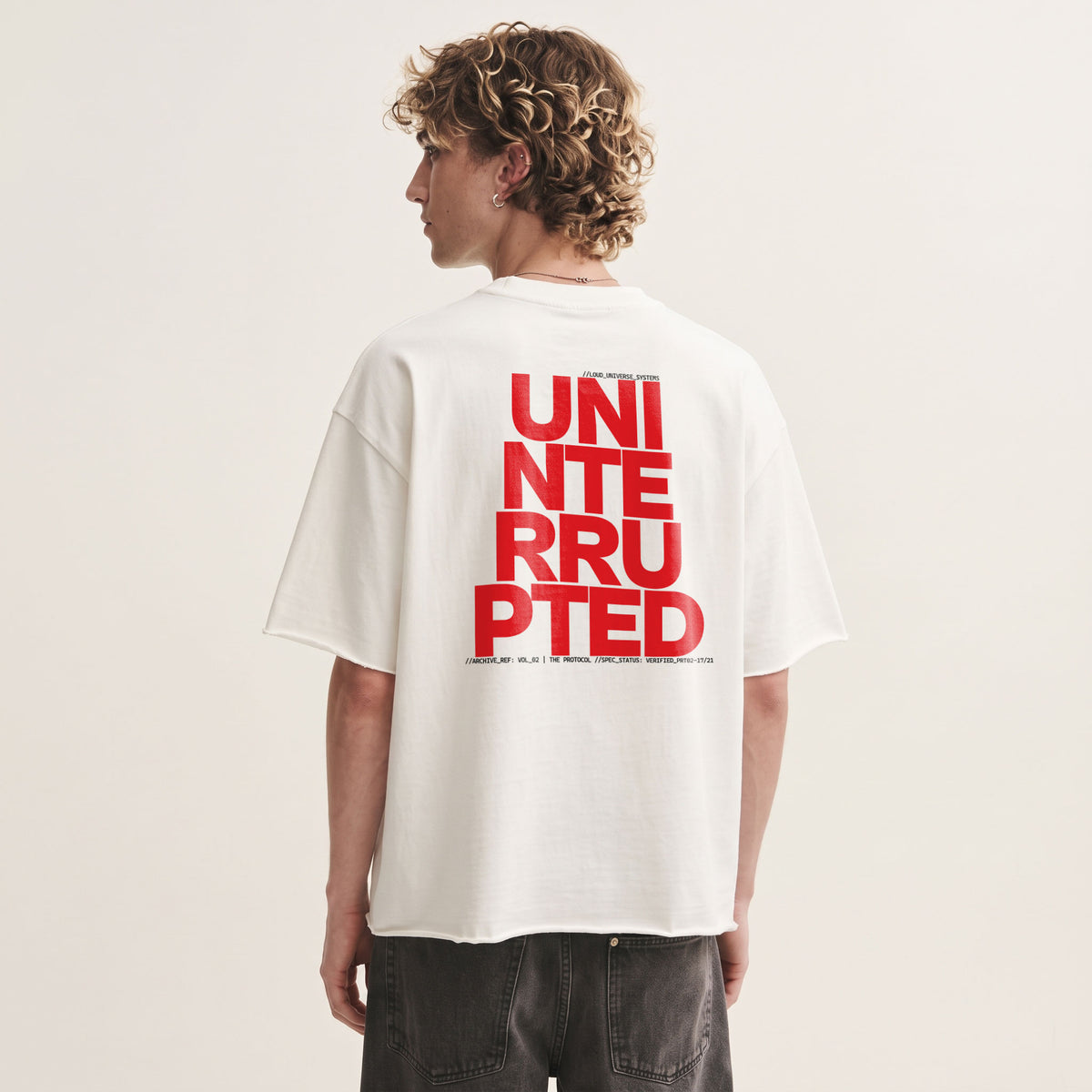 UNINTERRUPTED COMPOUNDING | Unisex Oversized Heavyweight T-Shirt  | Vol. 2