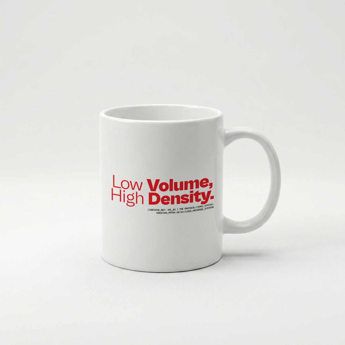 LOW VOLUME HIGH DENSITY | Coffee Mug | Vol. 2