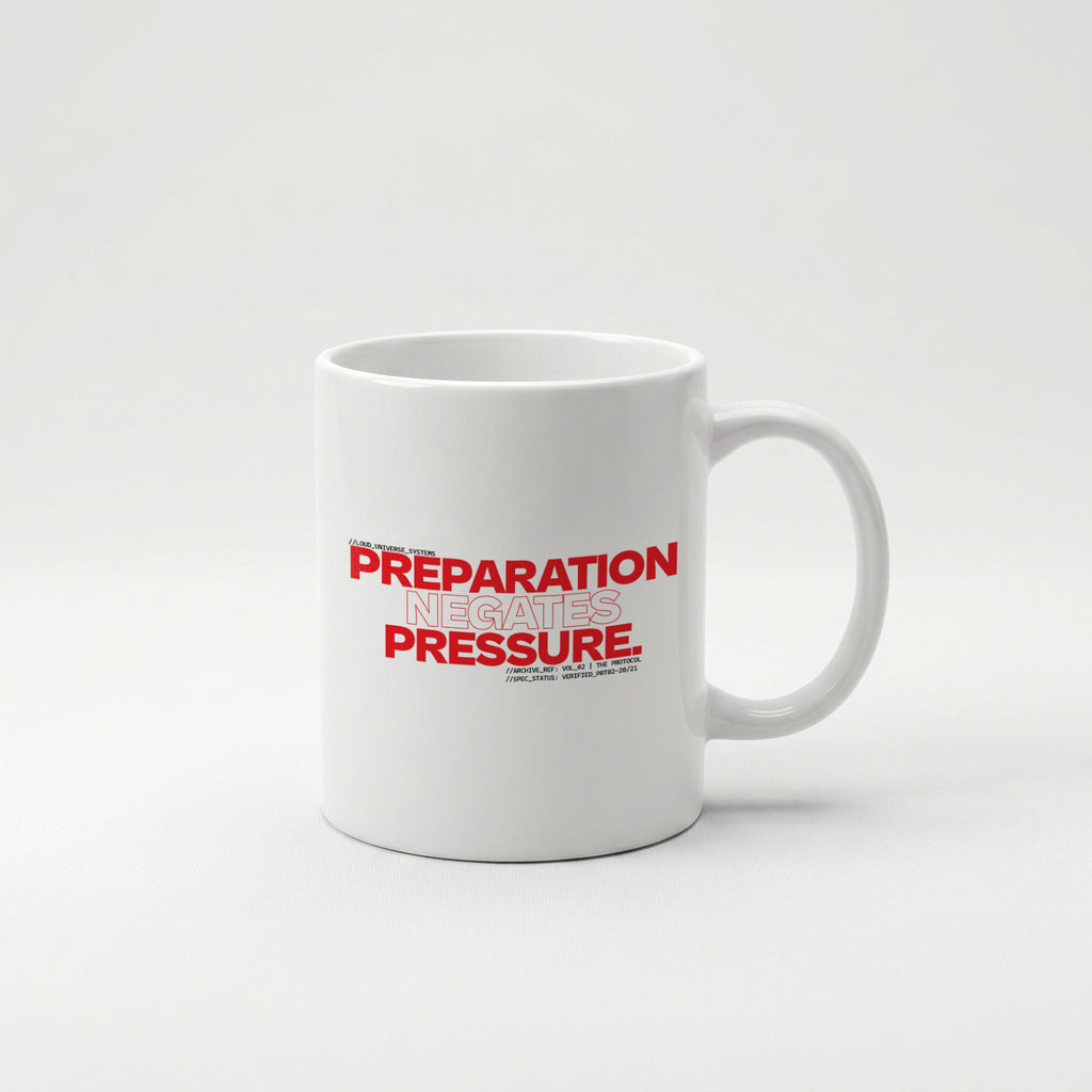 PREPARATION NEGATES PRESSURE | Coffee Mug | Vol. 2