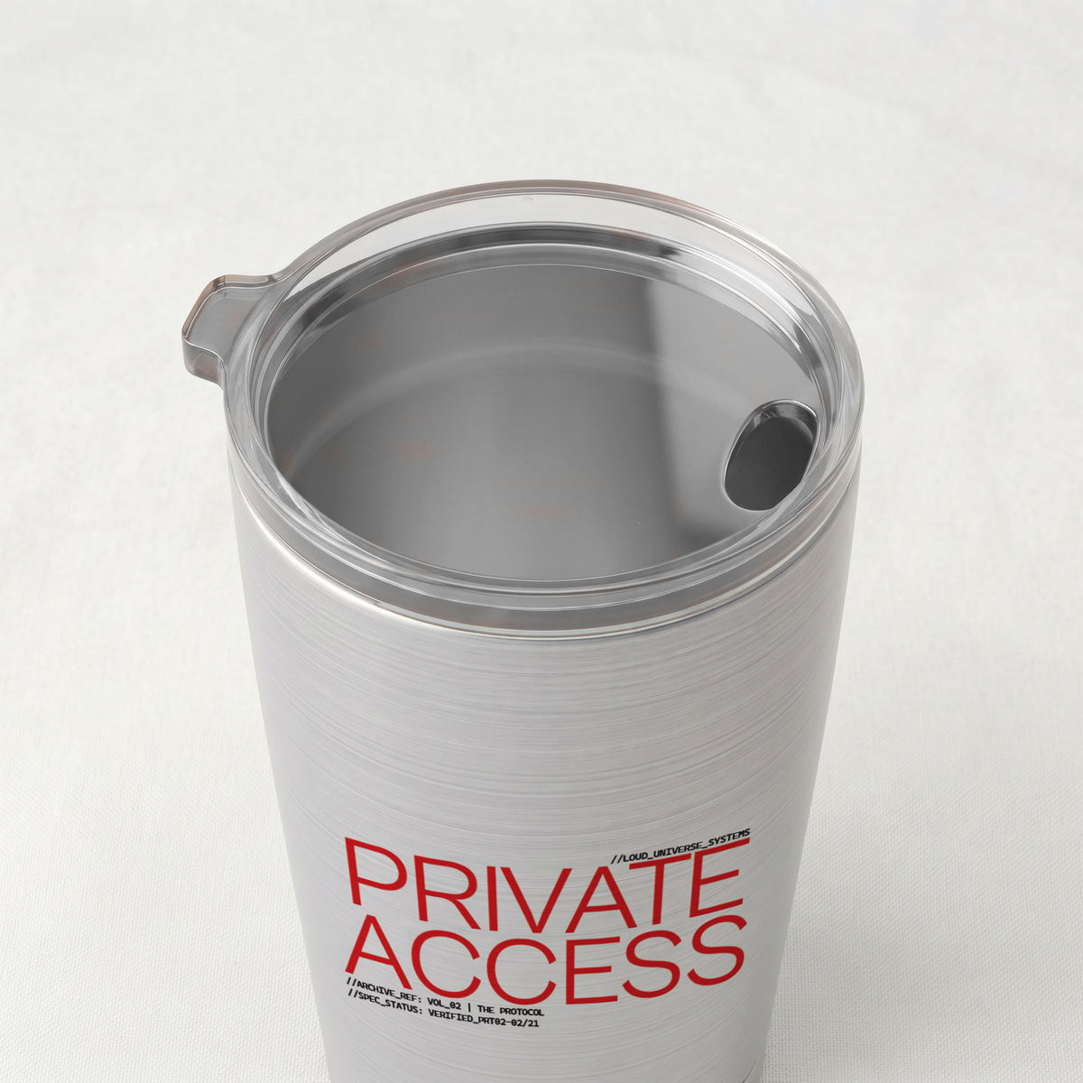 PRIVATE ACCESS | Cone Insulated Tumbler | Vol. 2