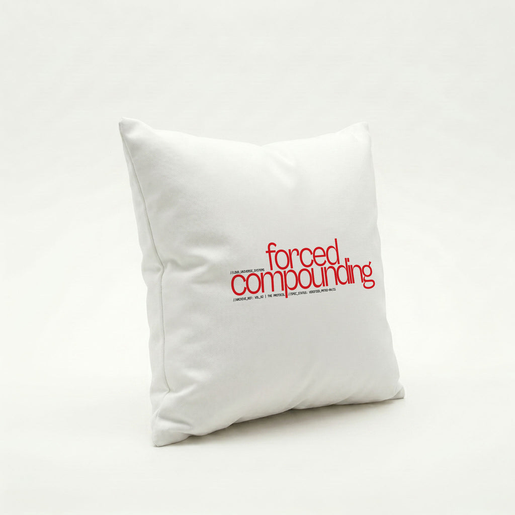 FORCED COMPOUNDING | Throw Pillow | Vol. 2