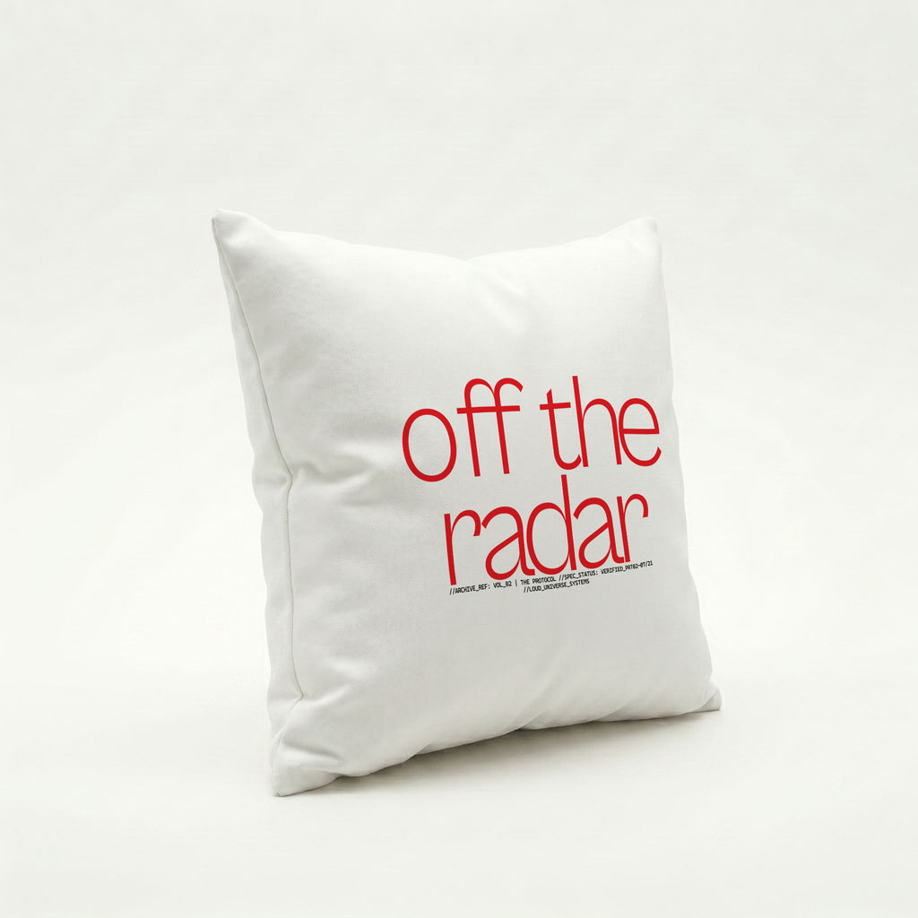 OFF THE RADAR | Throw Pillow | Vol. 2