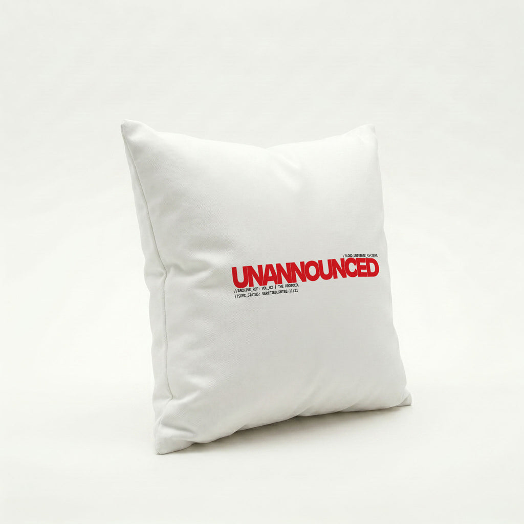 UNANNOUNCED | Throw Pillow | Vol. 2