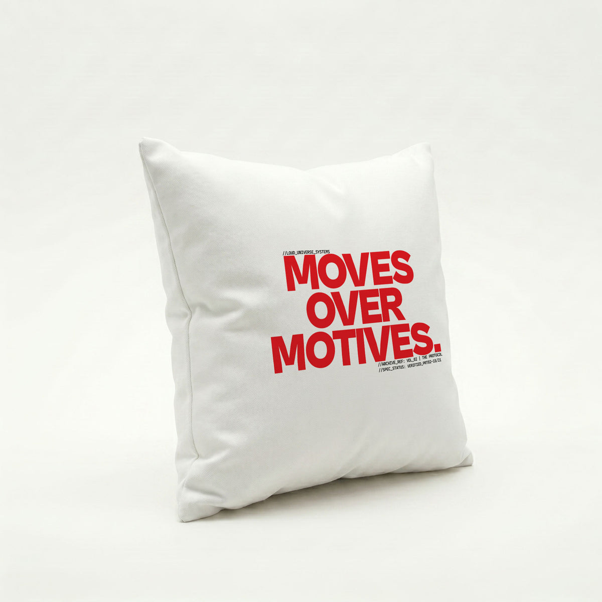 MOVES OVER MOTIVES | Throw Pillow | Vol. 2