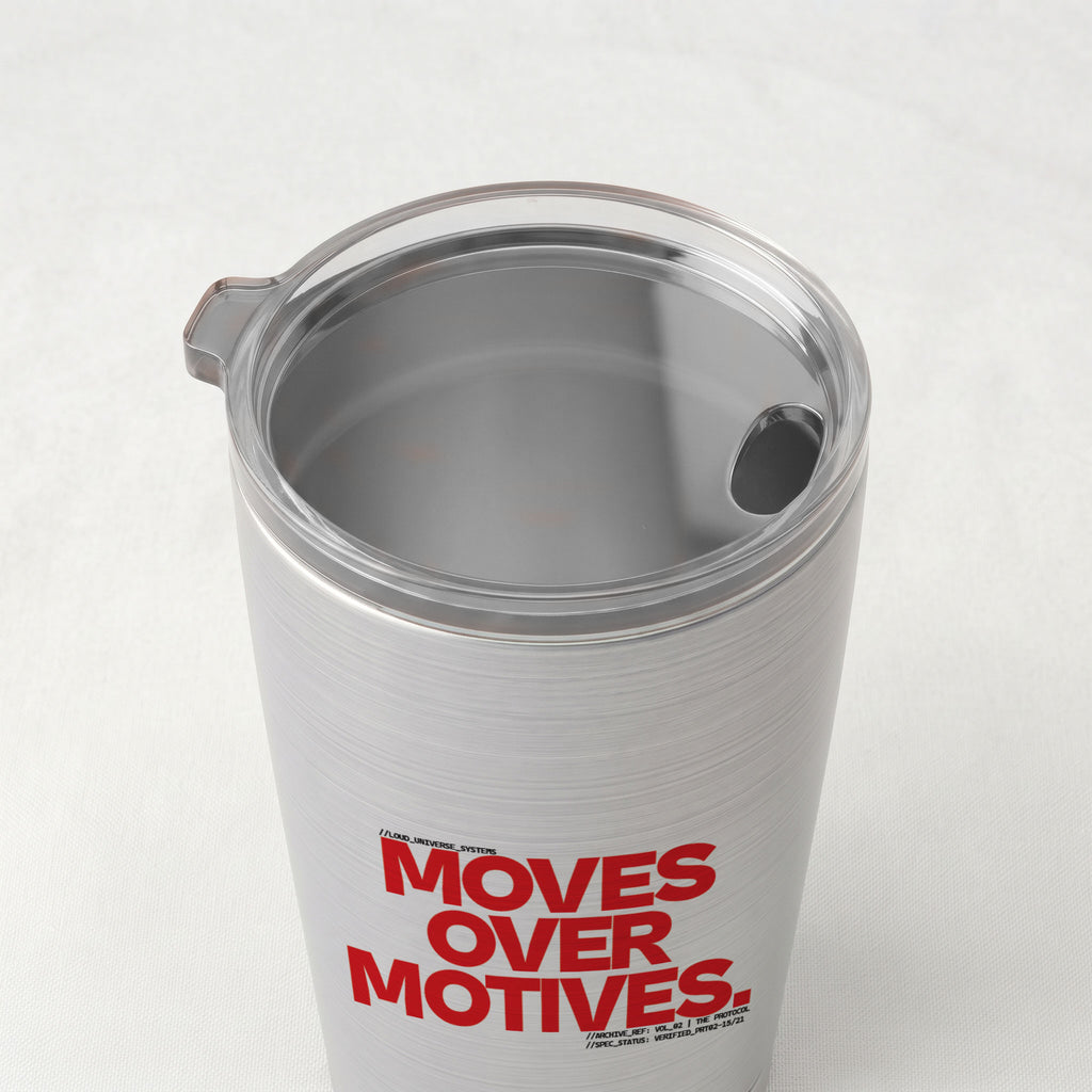 MOVES OVER MOTIVES | Cone Insulated Tumbler | Vol. 2
