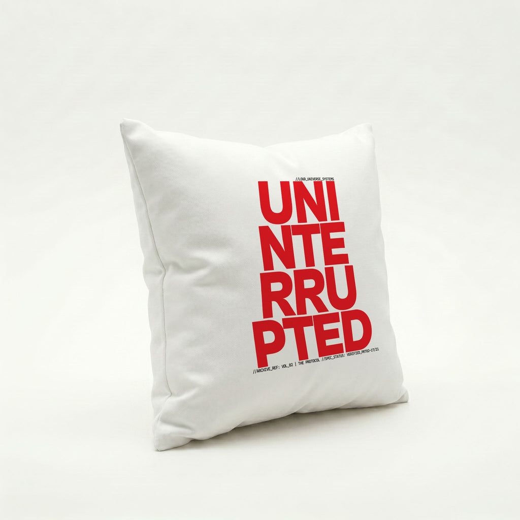 UNINTERRUPTED COMPOUNDING | Throw Pillow | Vol. 2