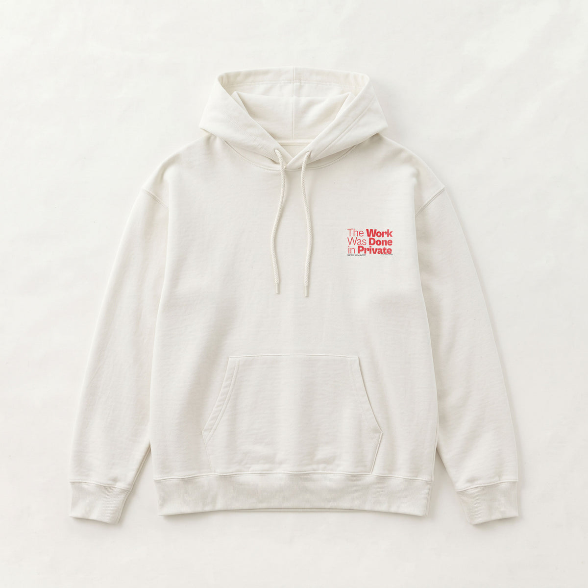 THE WORK WAS DONE IN PRIVATE | Unisex Heavyweight French Terry Hoodie | Vol. 2