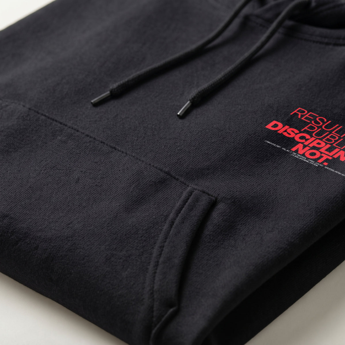 RESULTS ARE PUBLIC DISCIPLINE IS NOT | Unisex Heavyweight French Terry Hoodie | Vol. 2
