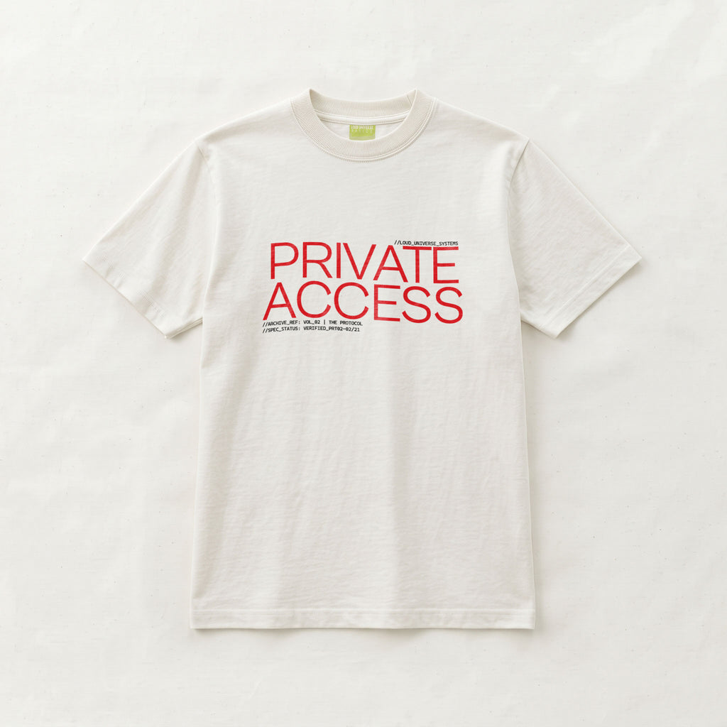 PRIVATE ACCESS | Unisex Regular Fit Minimalist T-Shirt | Vol. 2