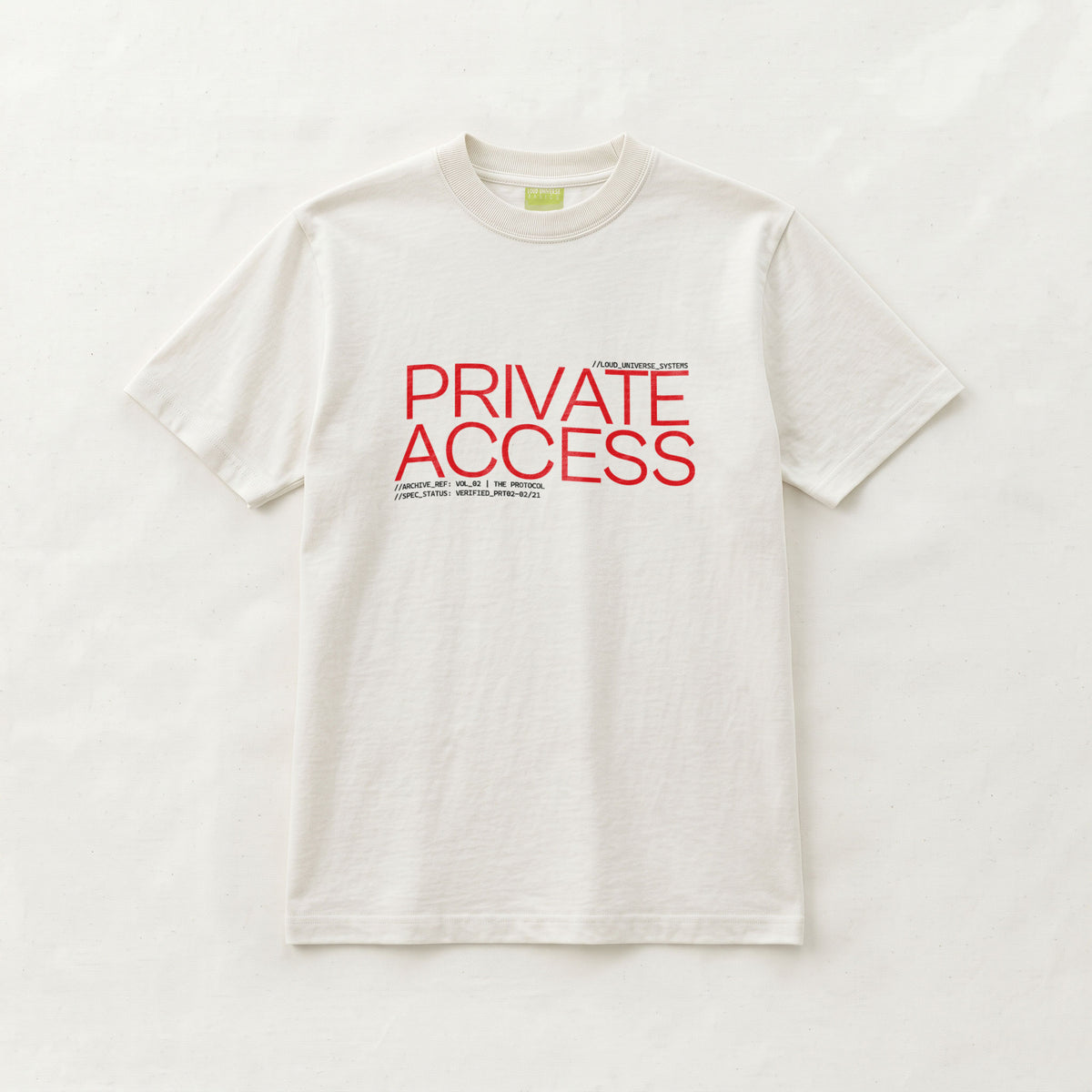 PRIVATE ACCESS | Unisex Regular Fit Minimalist T-Shirt | Vol. 2