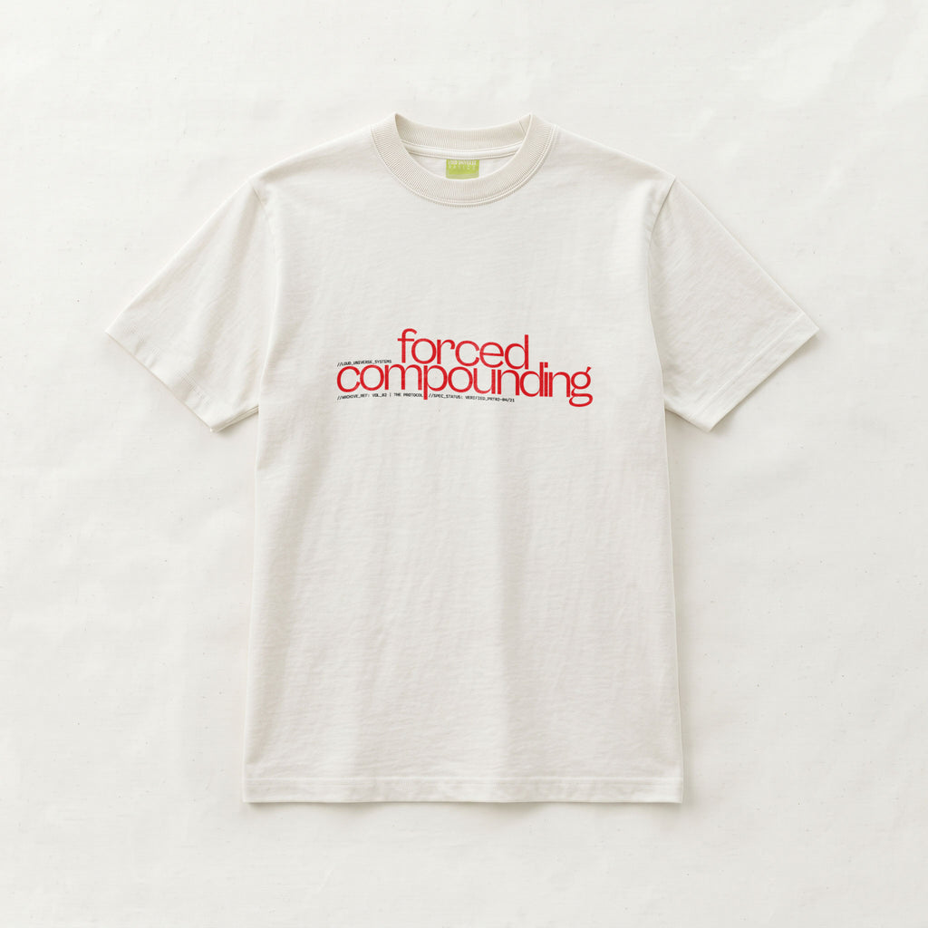 FORCED COMPOUNDING | Unisex Regular Fit Minimalist T-Shirt | Vol. 2