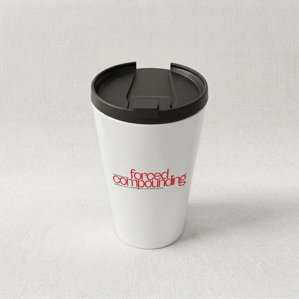 FORCED COMPOUNDING | Cone Insulated Tumbler | Vol. 2