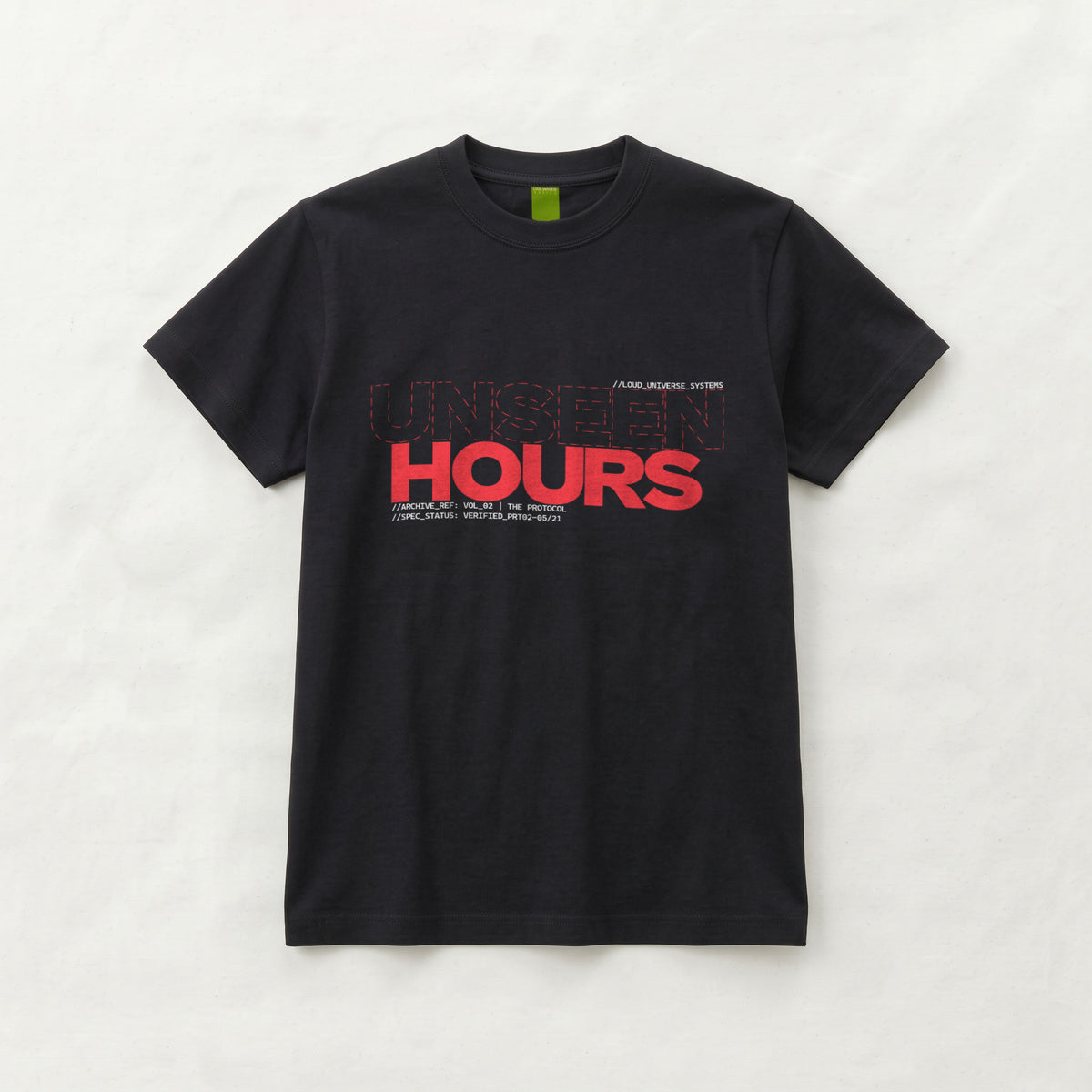 UNSEEN HOURS | Unisex Regular Fit Minimalist T-Shirt | Vol. 2