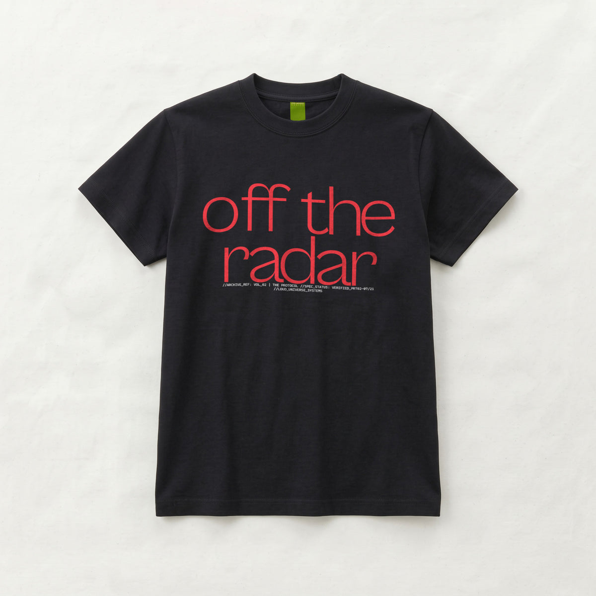 OFF THE RADAR | Unisex Regular Fit Minimalist T-Shirt | Vol. 2