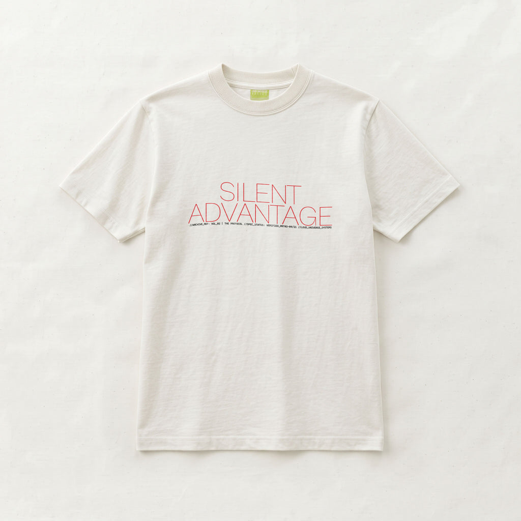 SILENT ADVANTAGE | Unisex Regular Fit Minimalist T-Shirt | Vol. 2