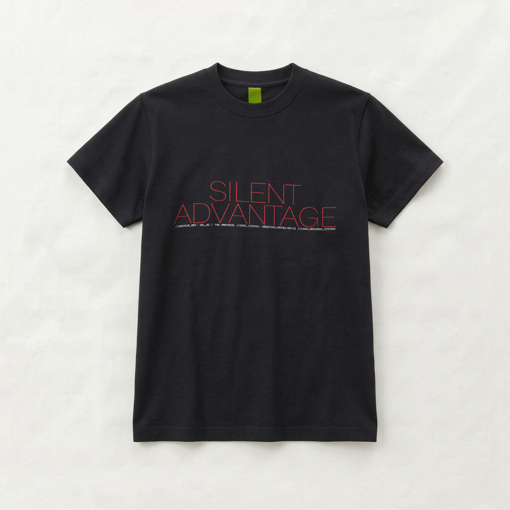 SILENT ADVANTAGE | Unisex Regular Fit Minimalist T-Shirt | Vol. 2