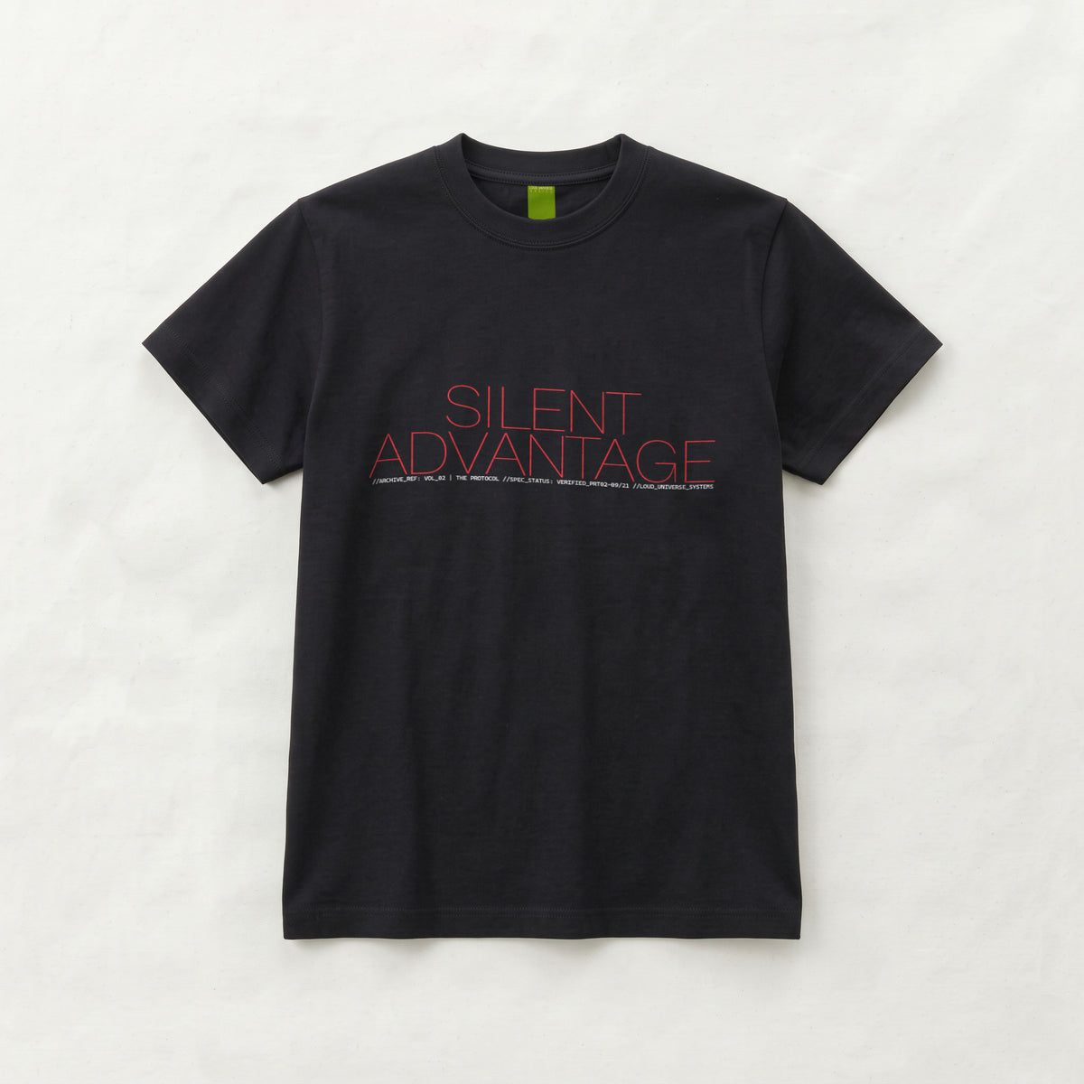 SILENT ADVANTAGE | Unisex Regular Fit Minimalist T-Shirt | Vol. 2