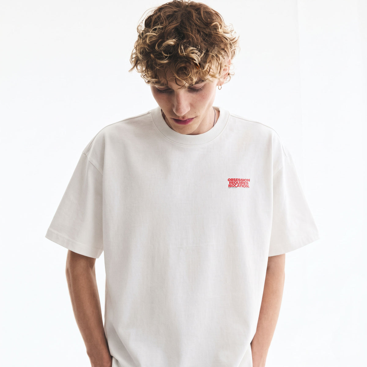 OBSESSION REQUIRES ISOLATION | Unisex Oversized Heavyweight T-Shirt  | Vol. 2