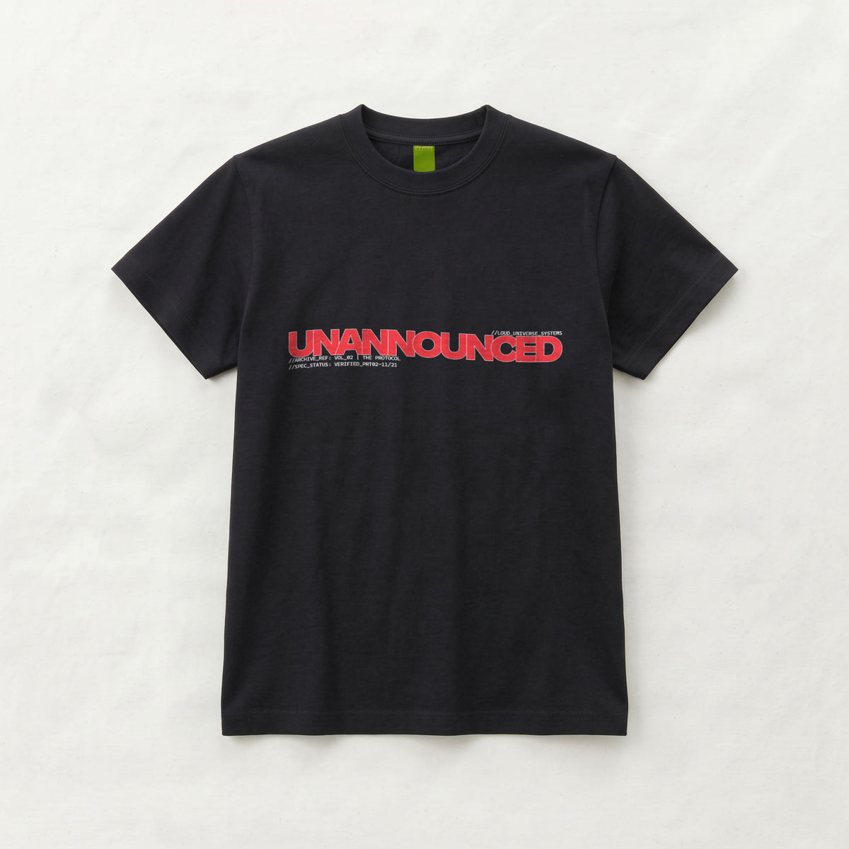 UNANNOUNCED | Unisex Regular Fit Minimalist T-Shirt | Vol. 2
