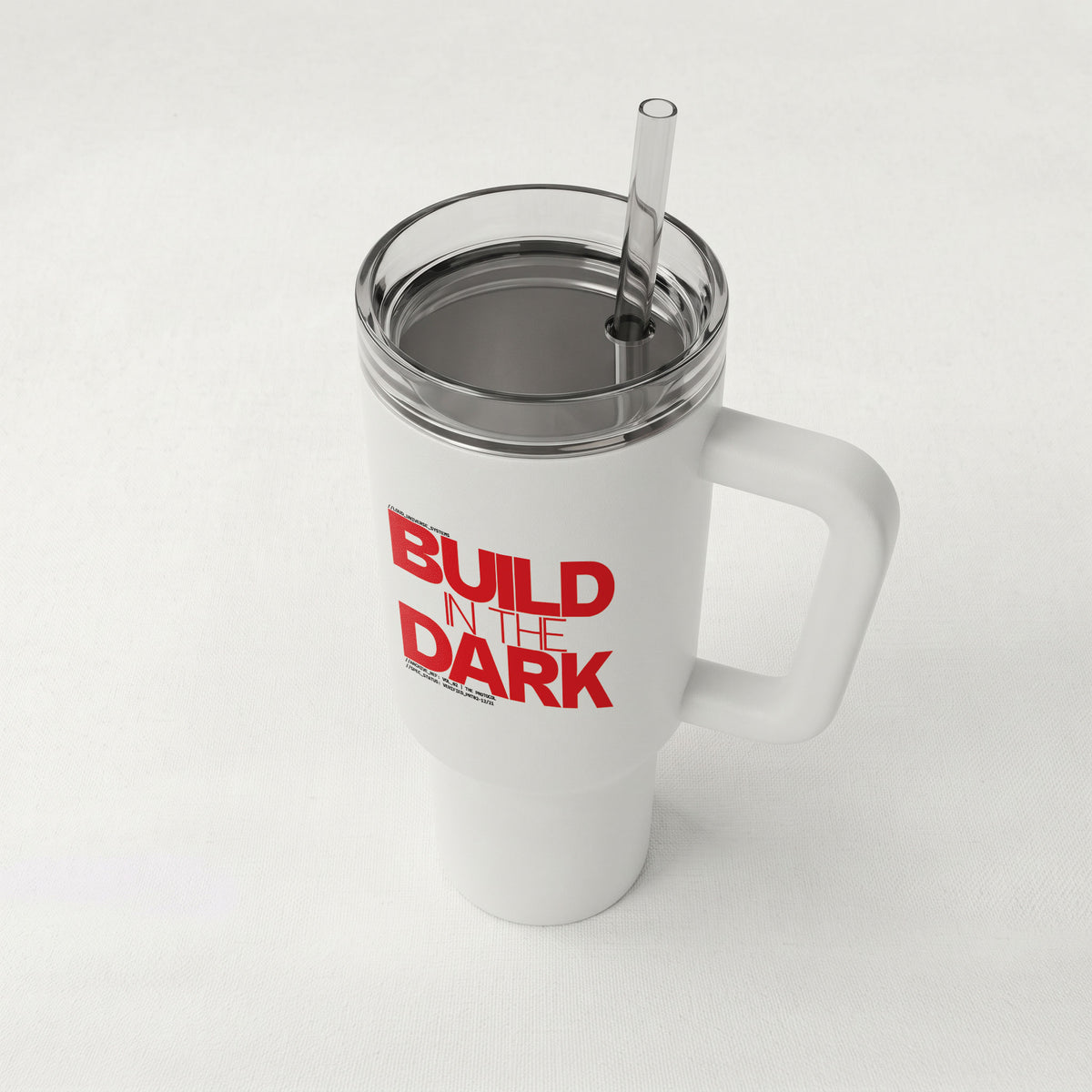 BUILD IN THE DARK | High-Capacity Handled Tumbler | Vol. 2