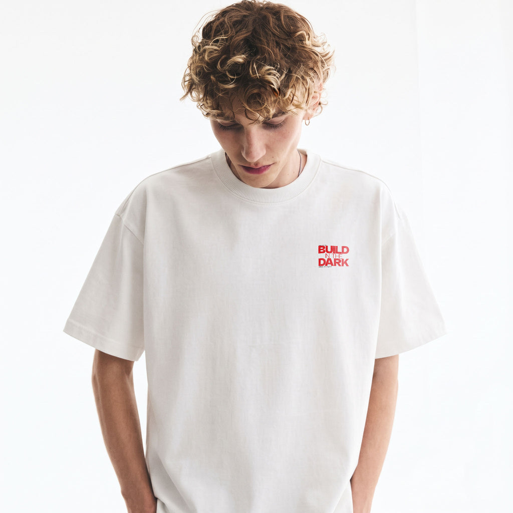 BUILD IN THE DARK | Unisex Oversized Heavyweight T-Shirt  | Vol. 2
