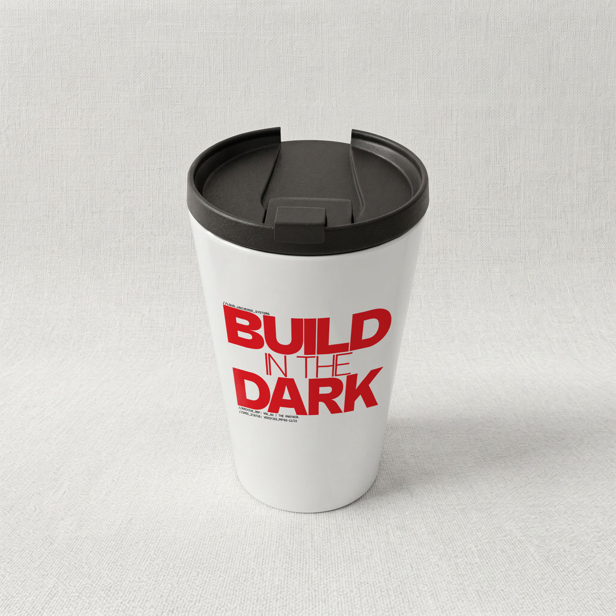 BUILD IN THE DARK | Cone Insulated Tumbler | Vol. 2