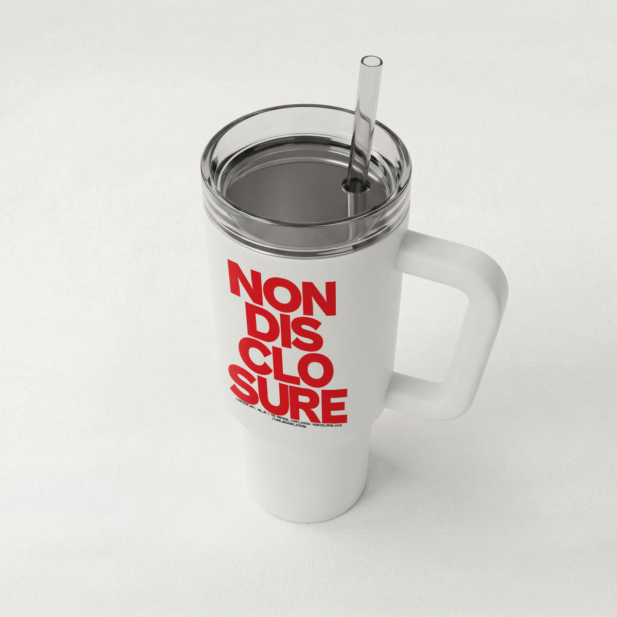 NON-DISCLOSURE | High-Capacity Handled Tumbler | Vol. 2