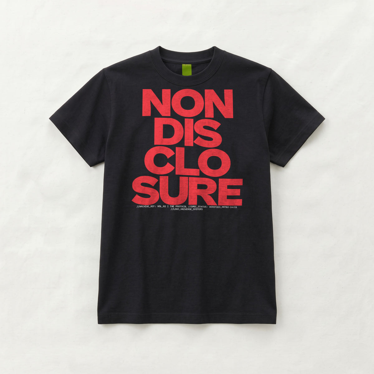 NON-DISCLOSURE | Unisex Regular Fit Minimalist T-Shirt | Vol. 2